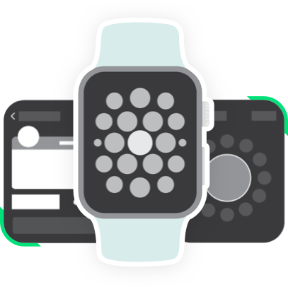VECTOR images of apple watch