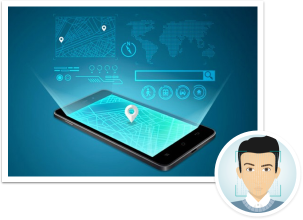 E-Cell app with gps in mobile