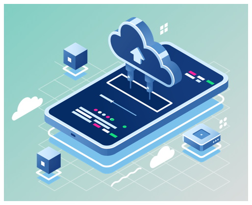 Transfering data on cloud